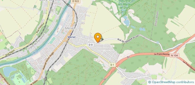 localisation de l'entreprise ELSTAR SOLUTIONS  MERIEL