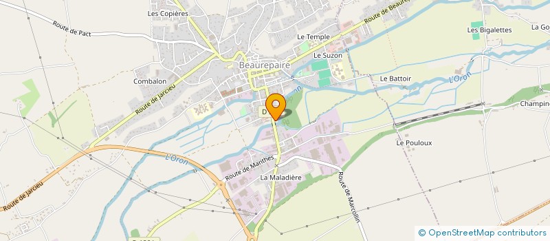 localisation de l'entreprise ELSTREBAN  BEAUREPAIRE