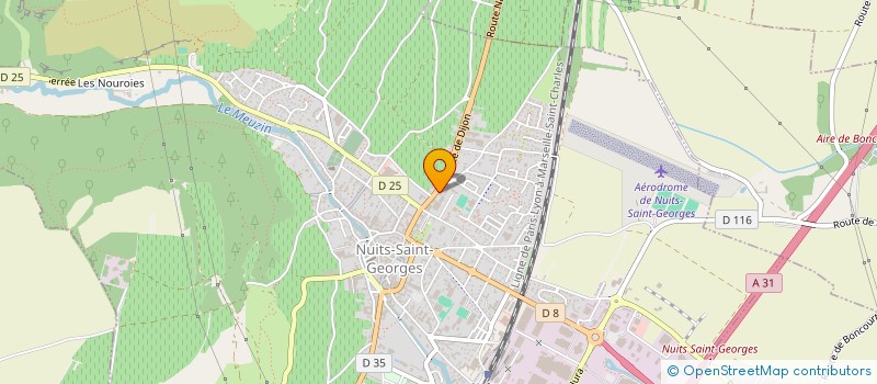 localisation de l'entreprise ELSY à NUITS-SAINT-GEORGES