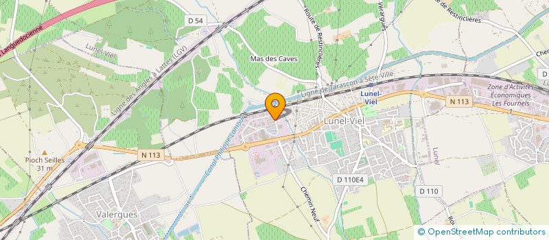 localisation de l'entreprise ELSYS THERMIQUE  GALLARGUES-LE-MONTUEUX