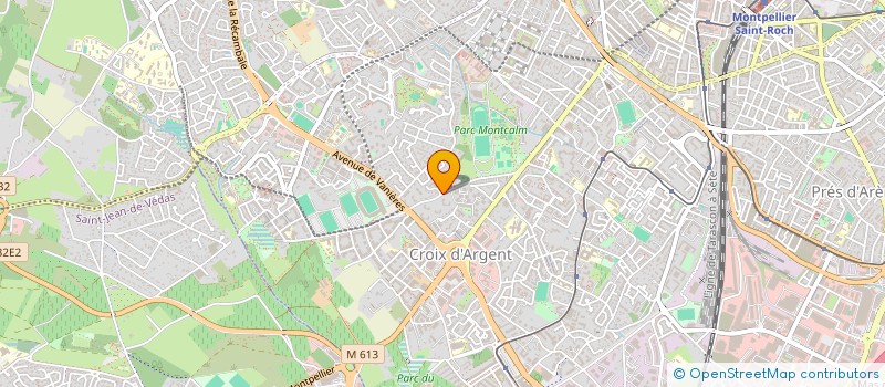 localisation de l'entreprise ELT à MONTPELLIER