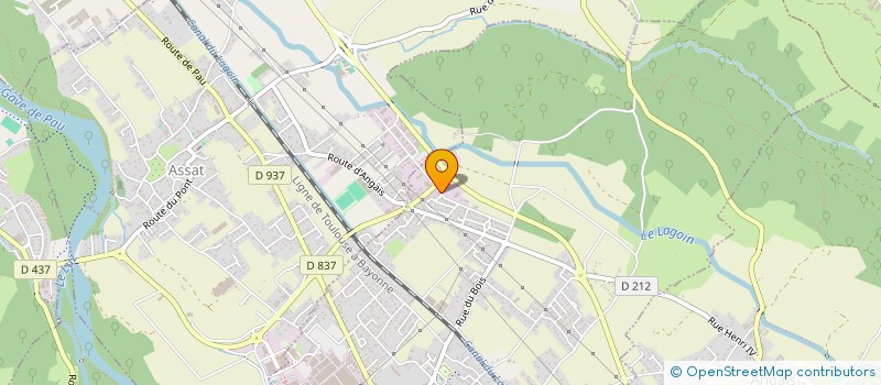 localisation de l'entreprise ELT  BORDES