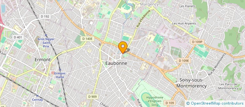 localisation de l'entreprise ELT à EAUBONNE