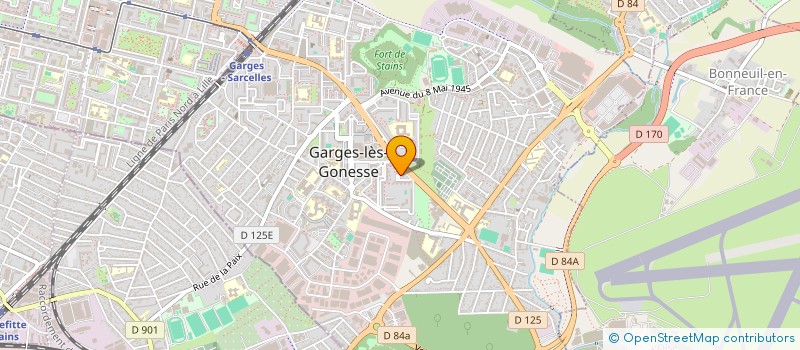 localisation de l'entreprise ELT PROTECTION SECURITE PRIVEE à GARGES-LES-GONESSE