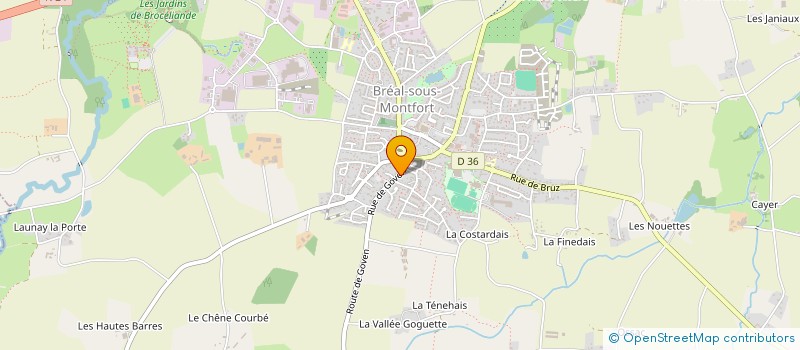 localisation de l'entreprise ELTAN PATRIMOINE  BREAL-SOUS-MONTFORT