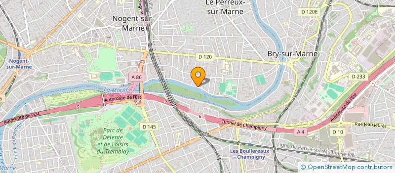 localisation de l'entreprise ELTANO à LE PERREUX-SUR-MARNE