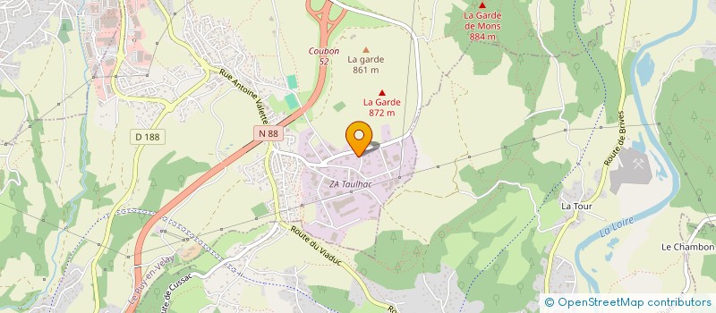 localisation de l'entreprise ELTAP  LE PUY EN VELAY