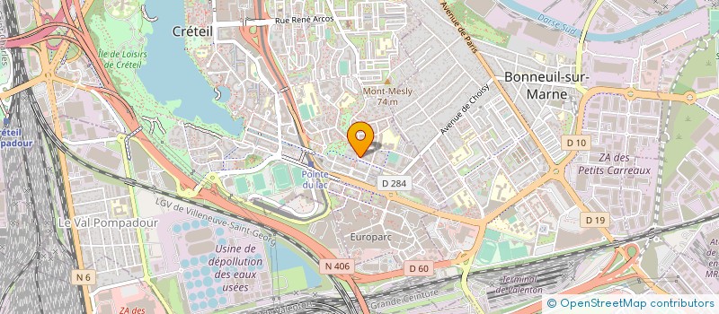 localisation de l'entreprise ELTBAT à CRETEIL