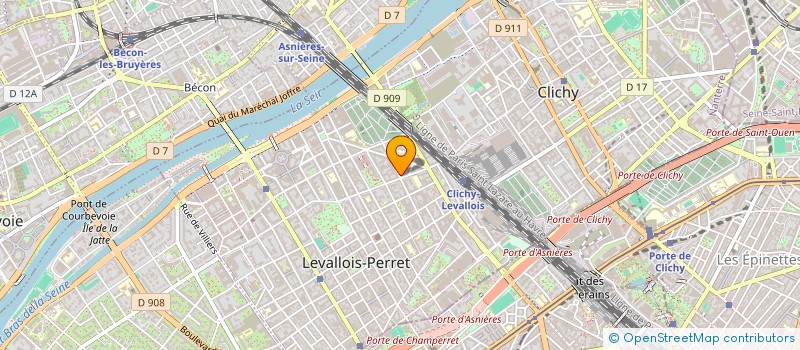 localisation de l'entreprise ELTD à LEVALLOIS-PERRET