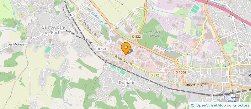 localisation de l'entreprise ELTEC à BOURGOIN-JALLIEU