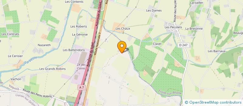 localisation de l'entreprise ELTECH  LIVRON-SUR-DROME