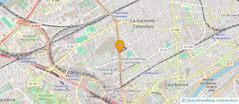 localisation de l'entreprise ELTEGIMA à COURBEVOIE