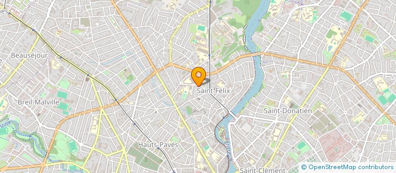 localisation de l'entreprise ELTHAR  NANTES