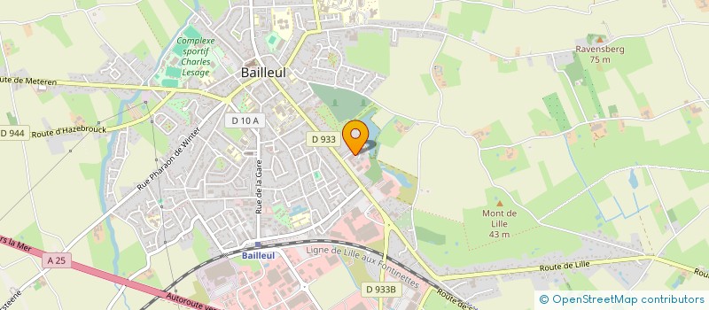 localisation de l'entreprise ELTI-ML  LILLE