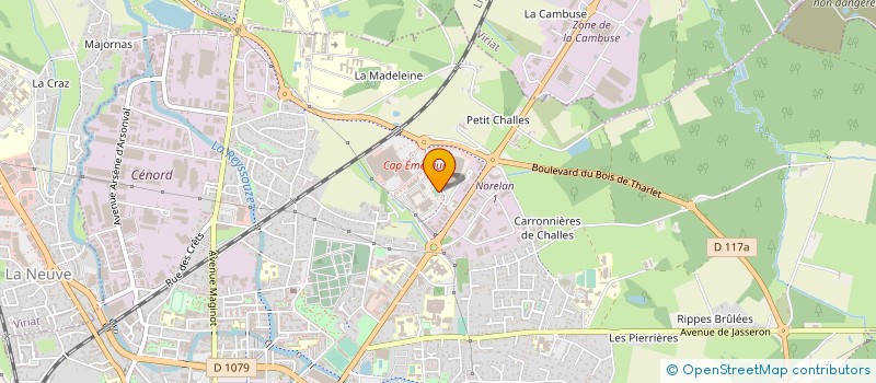 localisation de l'entreprise ELTIA 1055 à BOURG-EN-BRESSE