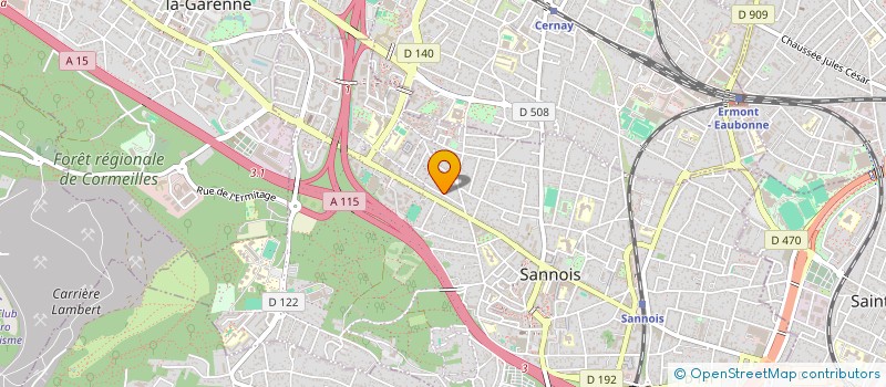 localisation de l'entreprise ELTICY GROUPE  SANNOIS