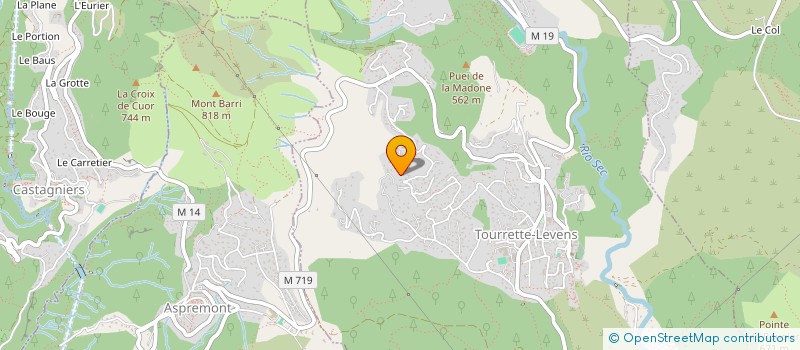 localisation de l'entreprise ELTILOU  TOURRETTE-LEVENS