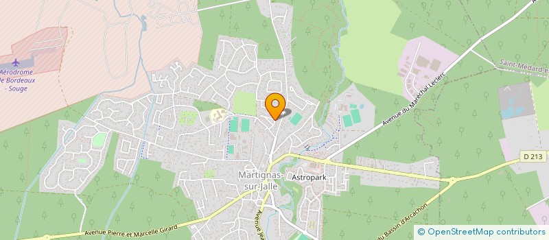 localisation de l'entreprise ELTIVA  MARTIGNAS-SUR-JALLE