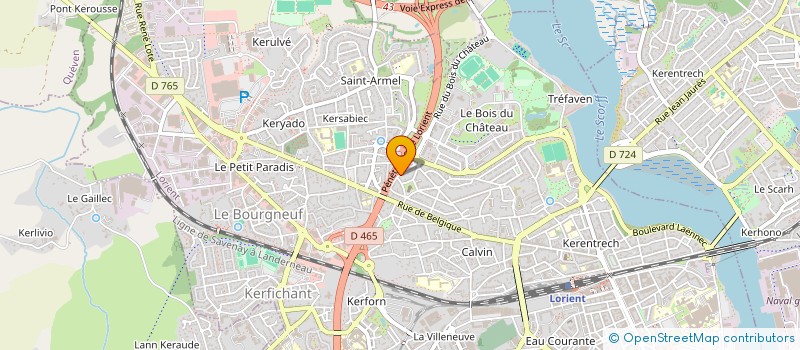 localisation de l'entreprise ELTOCA  LORIENT