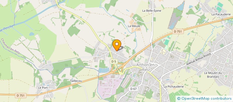 localisation de l'entreprise ELTOMA  CHAUMES-EN-RETZ