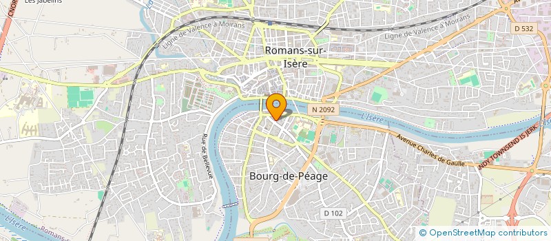 localisation de l'entreprise ELTON à BOURG-DE-PEAGE