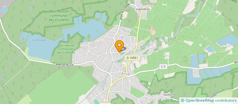 localisation de l'entreprise ELTORO  ARSAC