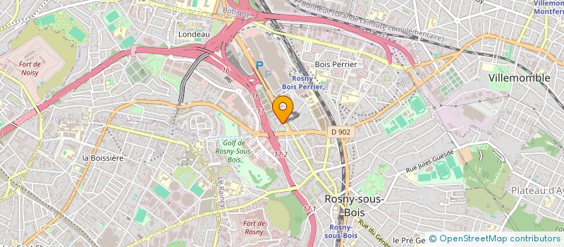 localisation de l'entreprise ELTRA SERVICE à ROSNY-SOUS-BOIS