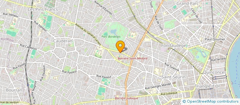 localisation de l'entreprise ELTRI à BORDEAUX