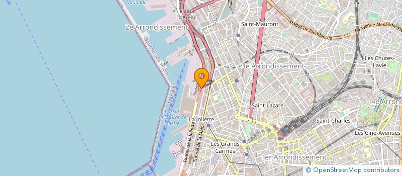 localisation de l'entreprise ELTVEDT ET O'SULLIVAN SARL à MARSEILLE