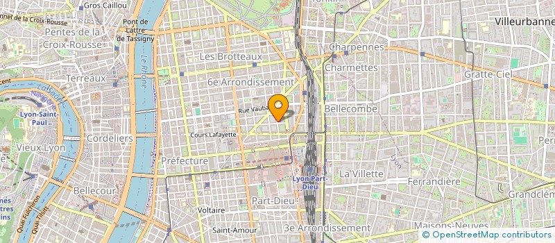 localisation de l'entreprise ELU  LYON