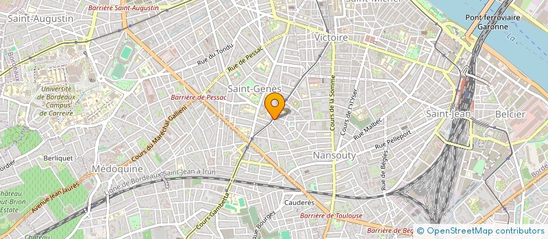 localisation de l'entreprise ELUA  BORDEAUX