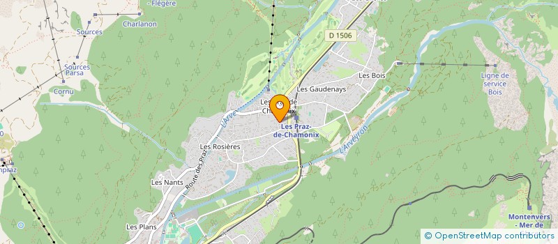 localisation de l'entreprise ELUARD LEVIONNOIS  CHAMONIX-MONT-BLANC