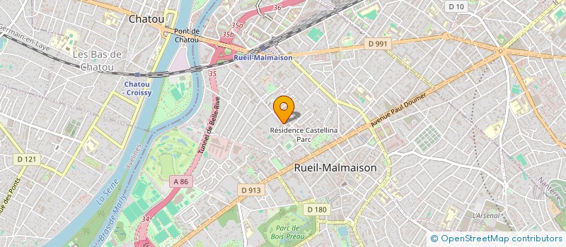localisation de l'entreprise ELUCEO CONSULTANTS à RUEIL-MALMAISON
