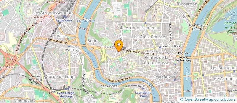 localisation de l'entreprise ELUCIO à LYON