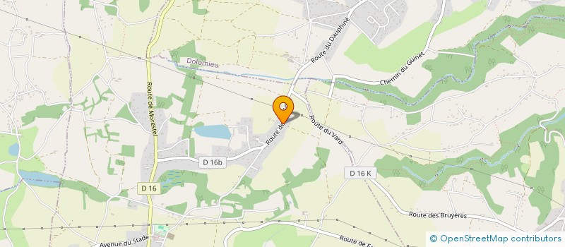 localisation de l'entreprise ELULIB  LA CHAPELLE-DE-LA-TOUR