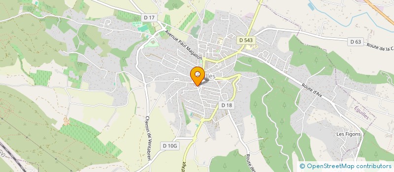 localisation de l'entreprise ELUME à EGUILLES