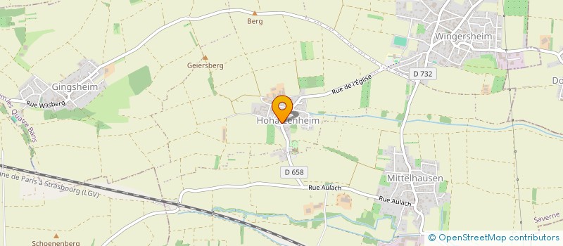 localisation de l'entreprise ELUNA  WINGERSHEIM LES QUATRE BANS