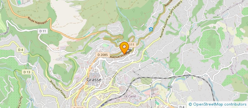 localisation de l'entreprise ELUO SARL à GRASSE