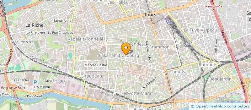 localisation de l'entreprise ELUS-ASSOS à TOURS