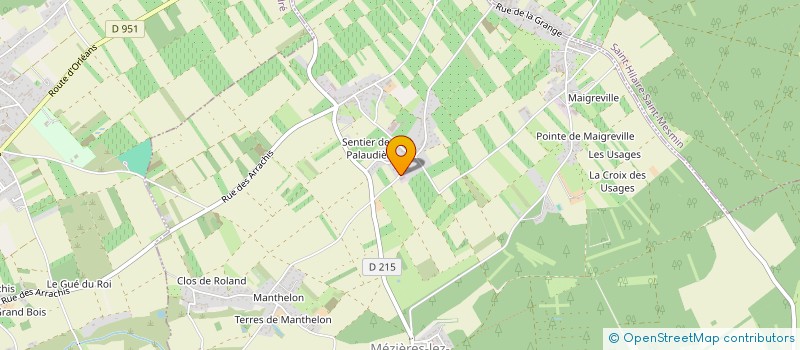 localisation de l'entreprise ELUXOR à MEZIERES-LEZ-CLERY