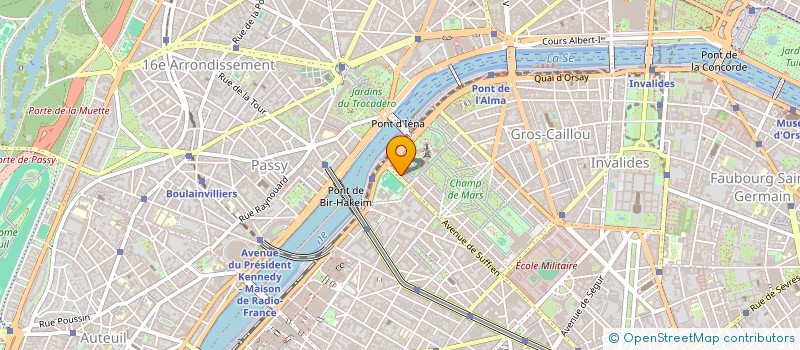 localisation de l'entreprise ELV  PARIS