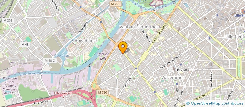 localisation de l'entreprise ELV FRANCE à LILLE
