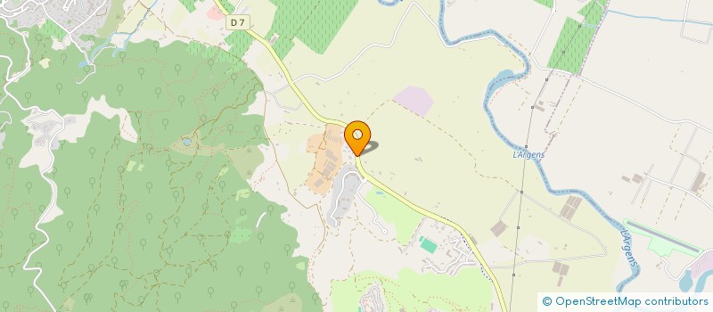 localisation de l'entreprise ELV83 à ROQUEBRUNE-SUR-ARGENS