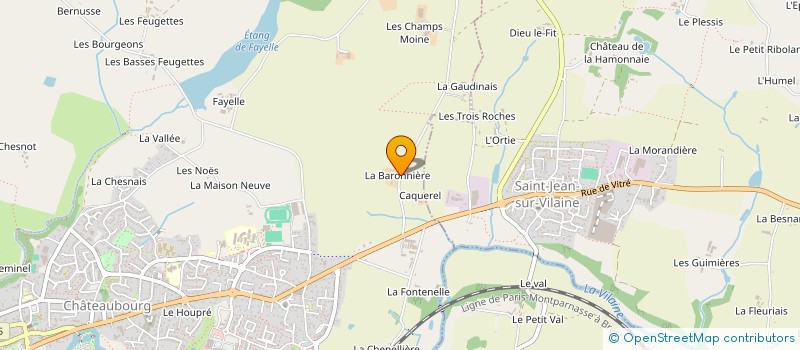 localisation de l'entreprise ELVAL  CHATEAUBOURG