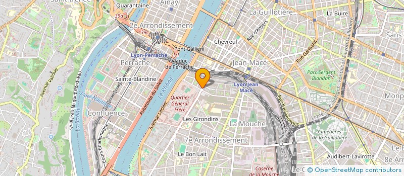 localisation de l'entreprise ELVAMAT  LYON