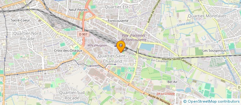 localisation de l'entreprise ELVAN BATIMENT  AVIGNON