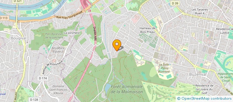 localisation de l'entreprise ELVANOUS à RUEIL-MALMAISON