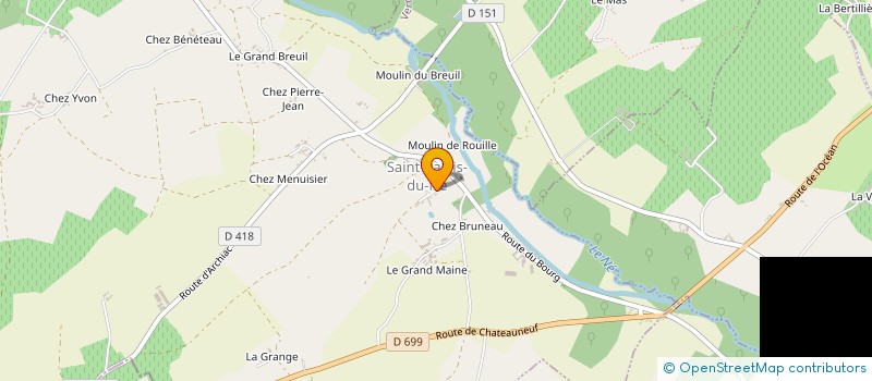 localisation de l'entreprise ELVAPORCS à SAINT-MEDARD