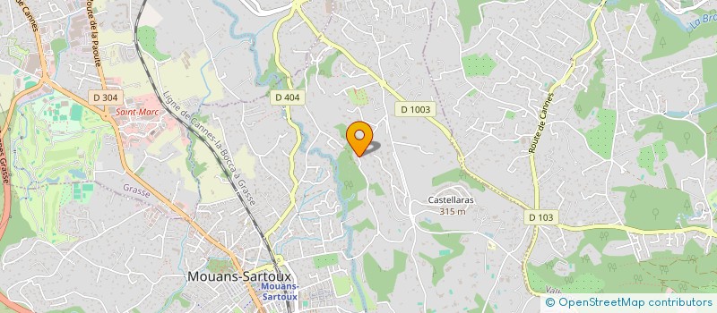 localisation de l'entreprise ELVE INVEST à MOUANS-SARTOUX