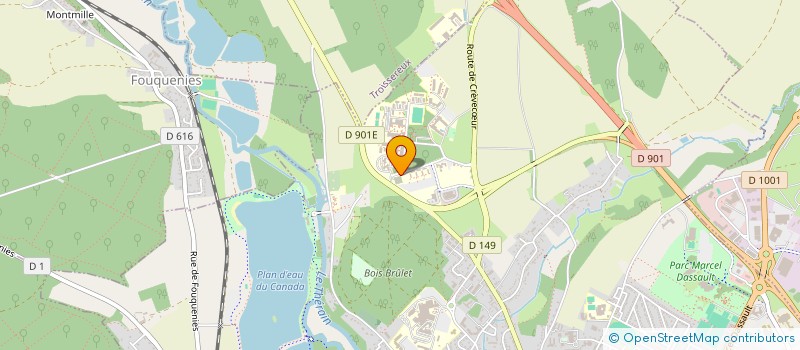 localisation de l'entreprise ELVEA 60  BEAUVAIS